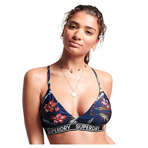 Superdry Vintage Surf Logo Bikini Top Stroje kąpielowe Kobieta