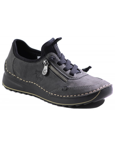 PÓŁBUTY RIEKER - 51568-45 GREY - Rieker
