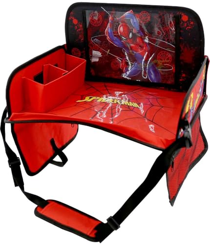 Stolik podróżny samochodu Spiderman Dziecko człowiek pająk superbohater komfort czerwony regulowany