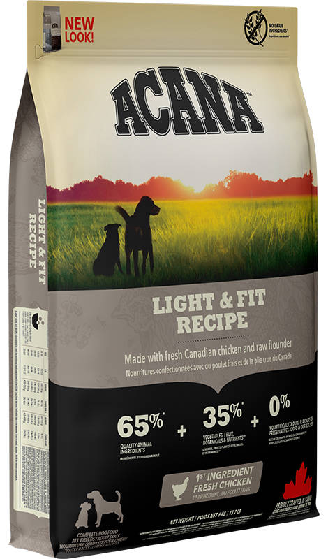 ACANA Light & Fit Dog 6kg + niespodzianka dla psa GRATIS!