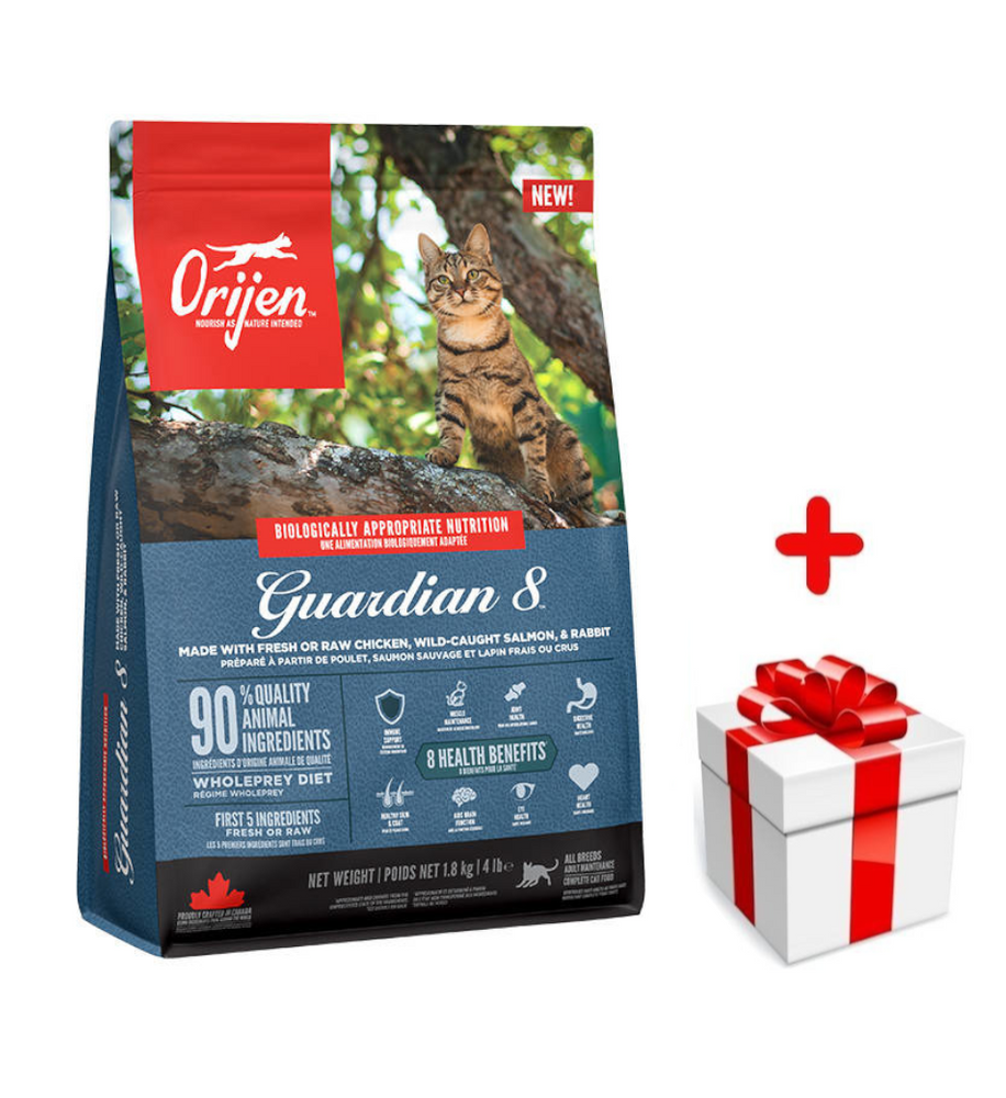 ORIJEN Guardian 8 Cat 1,8kg + niespodzianka dla kota GRATIS!