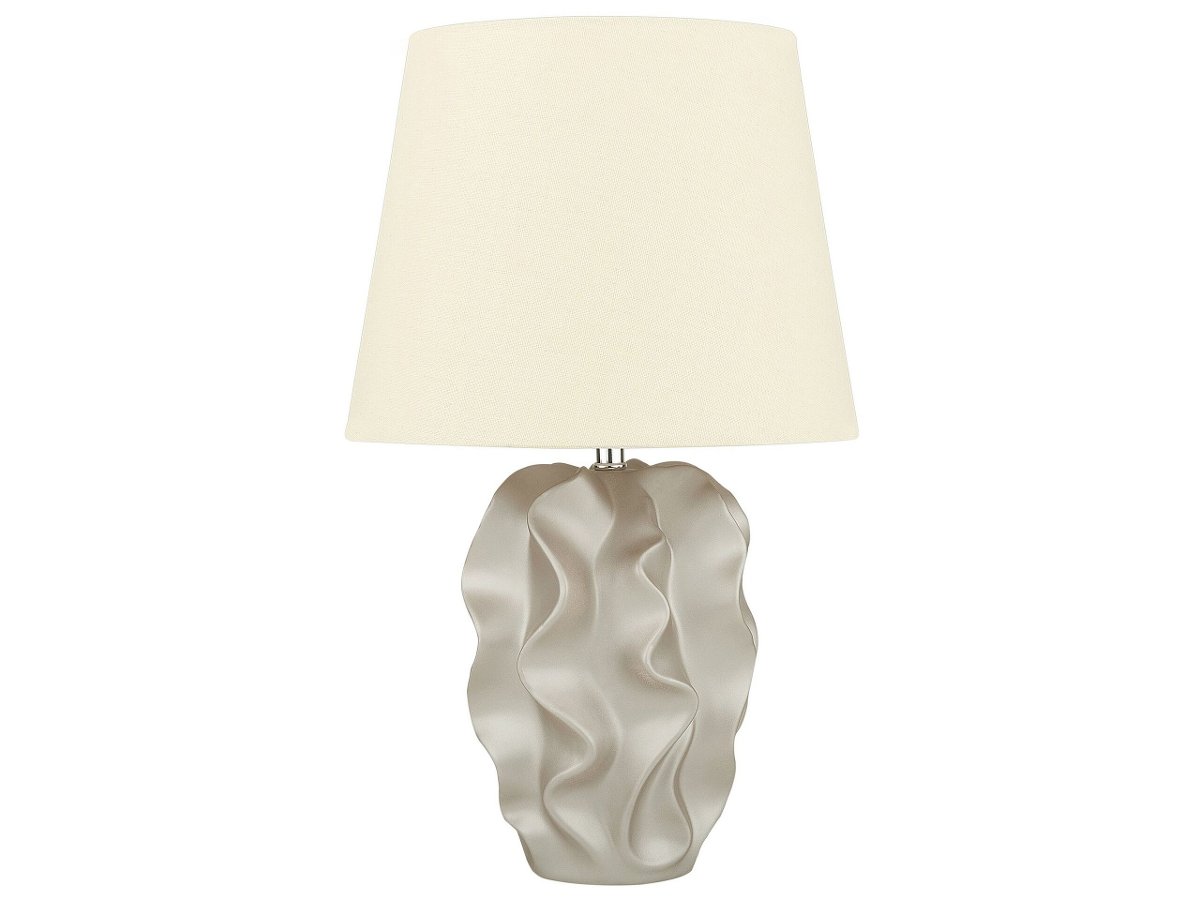 Beliani Lampa stołowa złota 46 cm ALLIKA