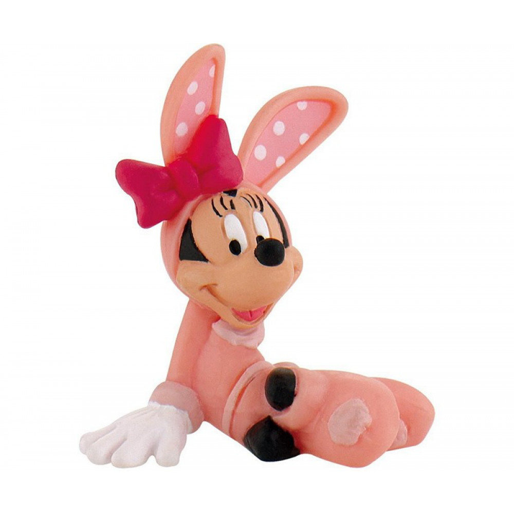 Bullyland 15425 figurka do gier, Walt Disney Minnie Mouse Wielkanoc, ok. 6 cm