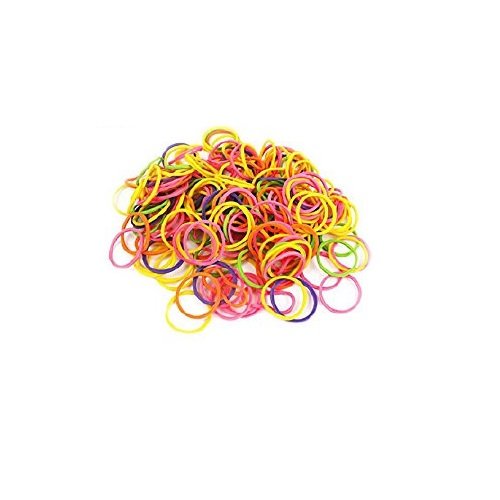 Ronney Elastic Band gumki silikonowe do włosów Kolorowe RA 00338 100 g