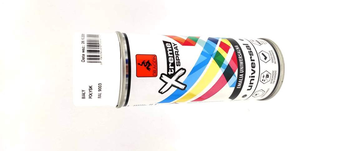 Dragon EMALIA UNIWERSALNA - 400 ML BIAŁY POŁYSK RAL 9003