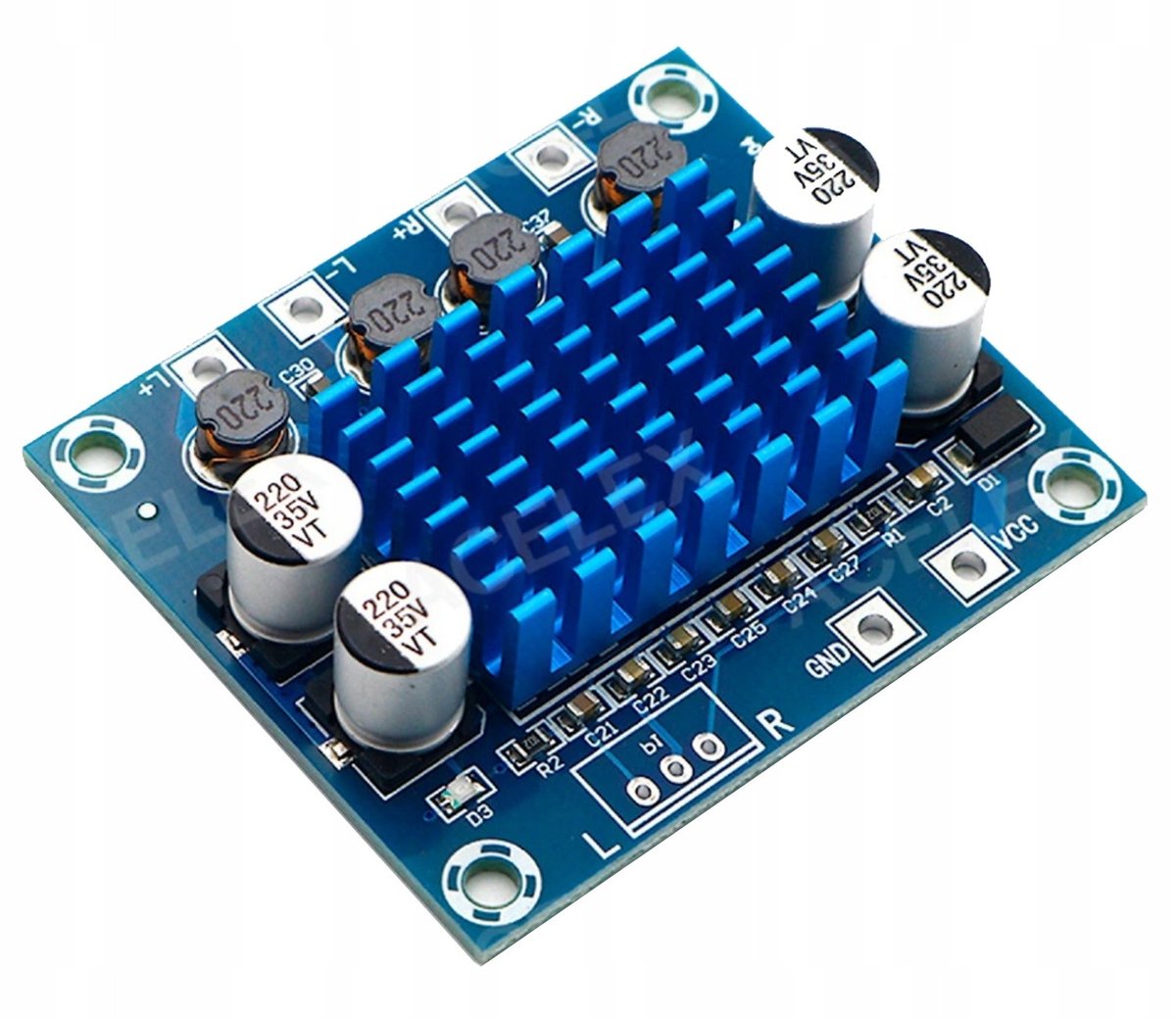 Wzmacniacz STEREO 2x 30W TPA3110 Moduł 12V 24V
