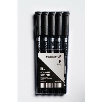 Foliopis Ff-6 Czarny 5Szt Etui Rystor
