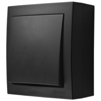 Simon Simon Aquaclick Przycisk zwierny bez piktogramu, 10 AX, 250 V czarny ACP1/49 ACP1/49
