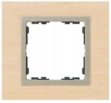 Kontakt Simon Kontakt_Simon Ramka 1x klon / ramka pośrednia szampański mat 82 Nature 82917-68