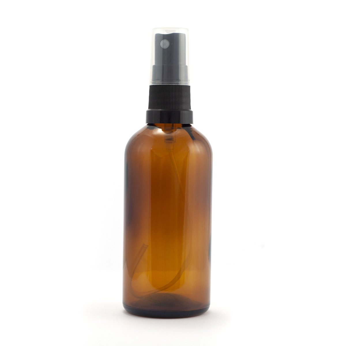 Butelka szklana brązowa 100ml z atomizerem (1szt) - BW36