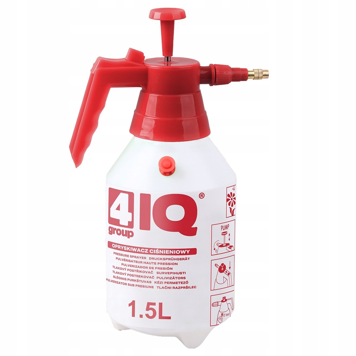 Ręczny opryskiwacz ciśnieniowy 1,5L
