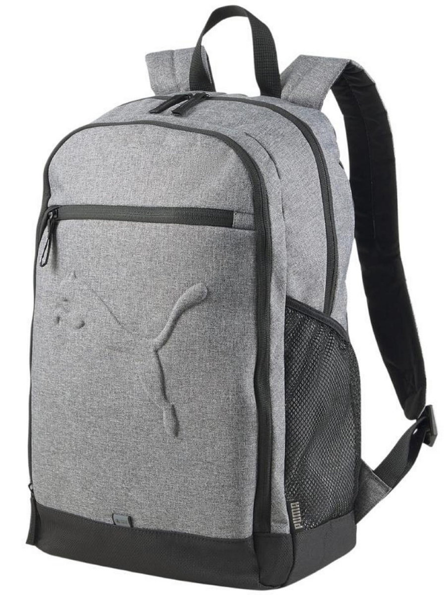 plecak szkolny Puma tłoczone LOGO 73581 szary
