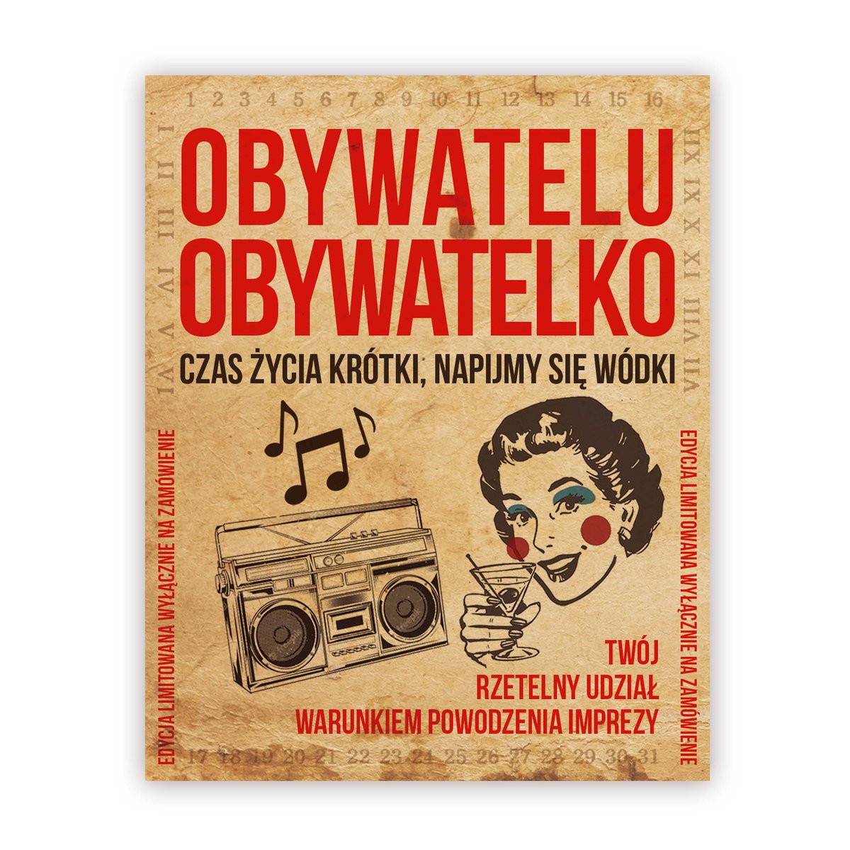 Naklejki na Butelki na Imprezę 