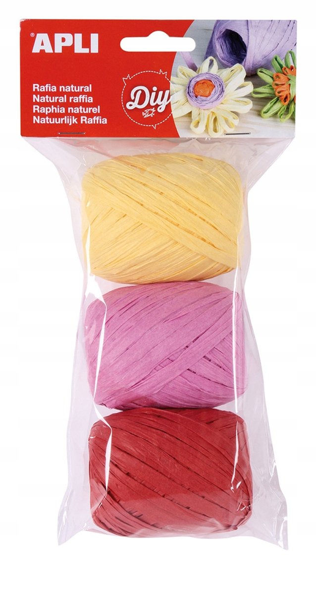 rafia candy sztywna naturalna
