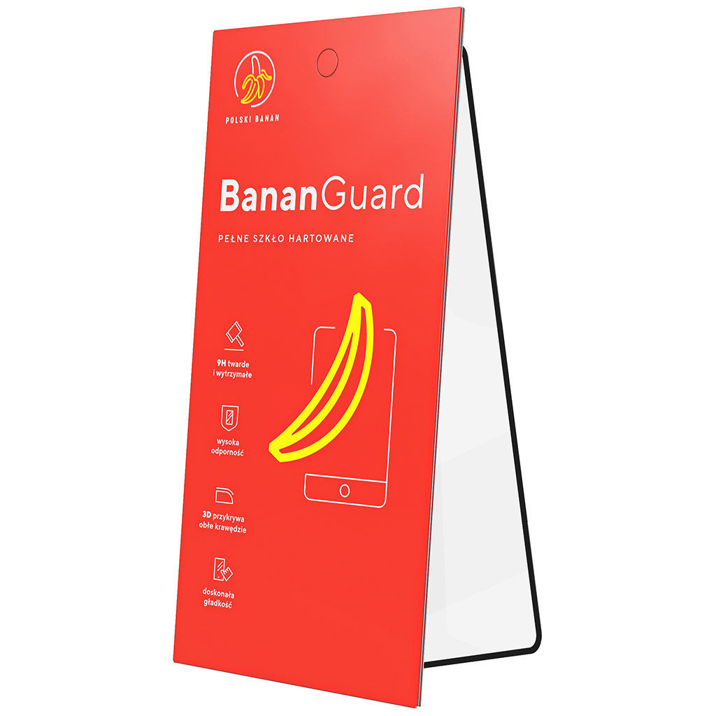 Apple iPhone 14 Plus - Szkło hartowane 3D BananGuard czarne