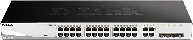 D-LINK 24-Port Layer2 Smart Managed Gigabit Switch dlink green 3.0 24x 10/100/1000Mbit/s TP RJ-45 Port4x TP Combo Port/SFP Slot