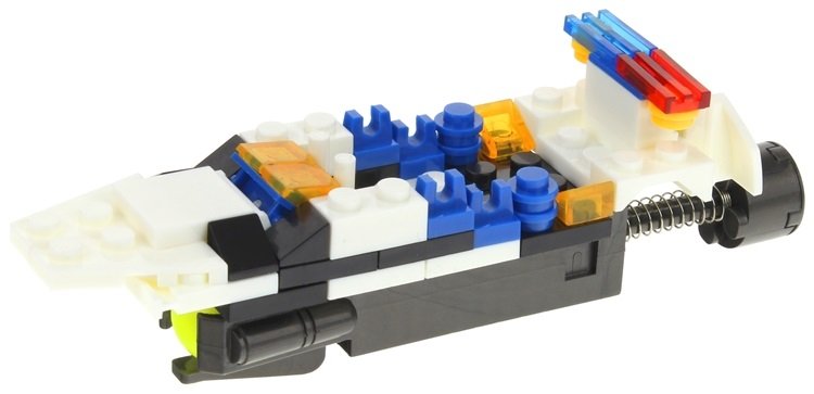 Nobo Kids, Klocki Konstrukcyjne 2w1 Łodź Policyjna Robot