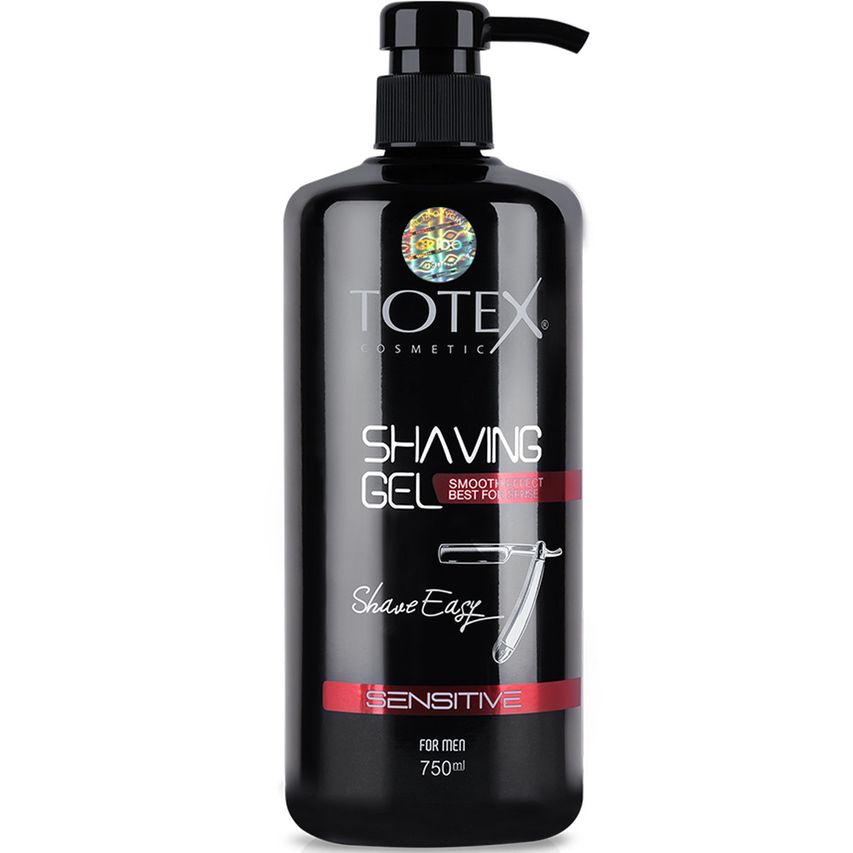 Totex Shaving Gel Sensitive For Men, Żel Do Golenia Skóry Wrażliwej, 750ml