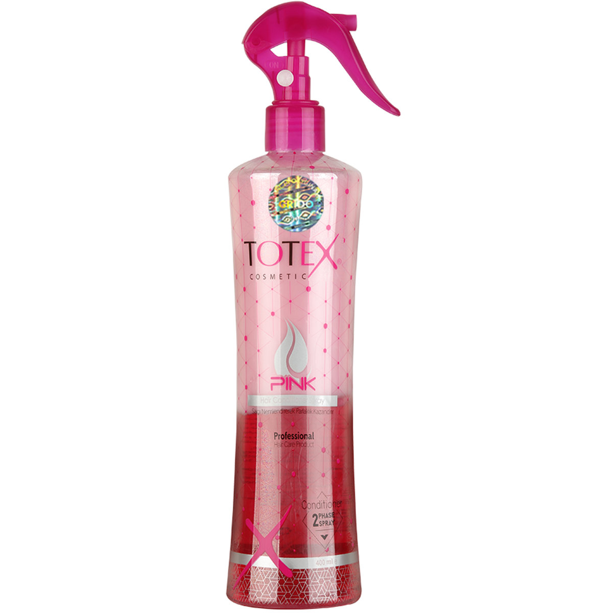 Totex Hair Conditioner Spray Pink, Ochronna Odżywka Do Włosów W Sprayu, 400ml