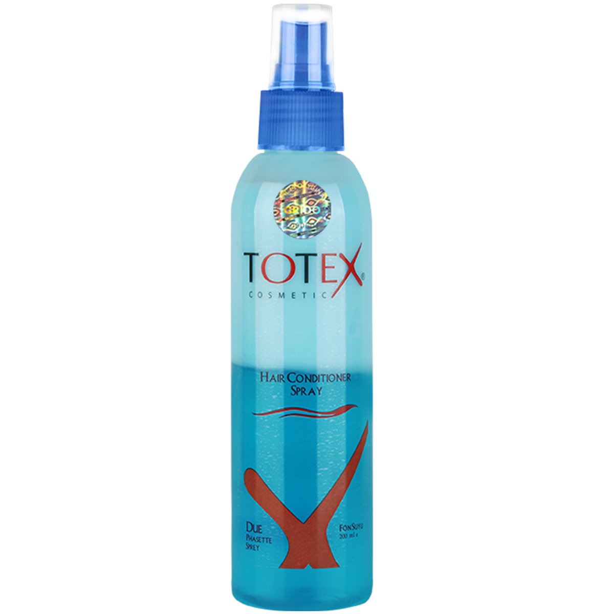 Totex Hair Conditioner Blue, Dwufazowa Odżywka Do Włosów W Sprayu, 200ml