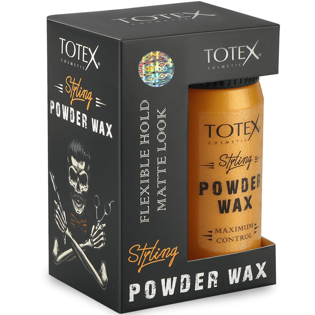 Totex Powder Styling Wax, Stylizujący, Matowy Wosk Do Włosów W Proszku, 20g