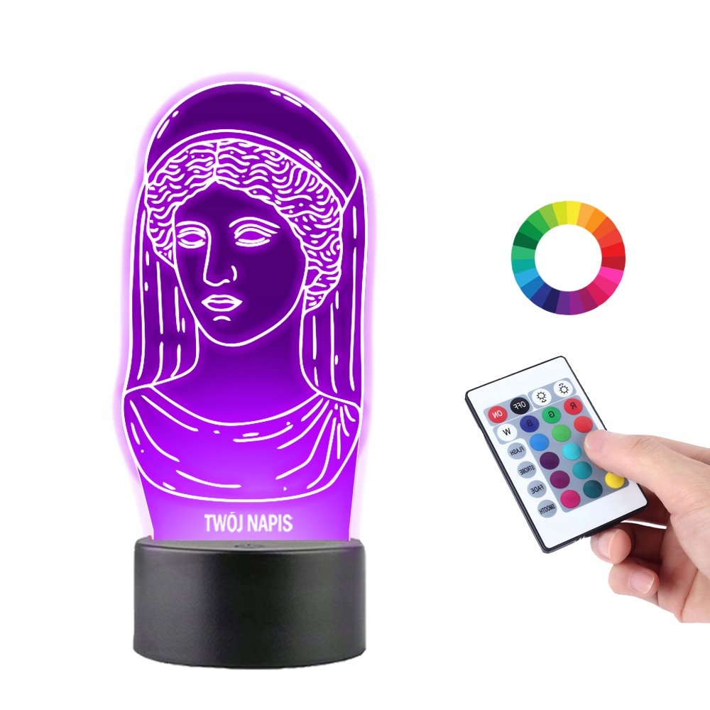 Lampka na Biurko Statuetka Led Mitologia Demeter