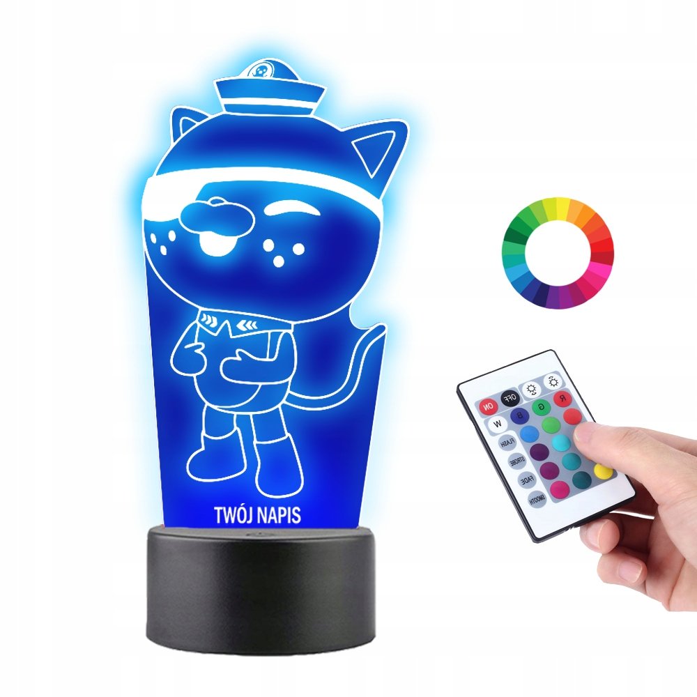 Lampka na Biurko Statuetka Led Oktonauci Kocurro