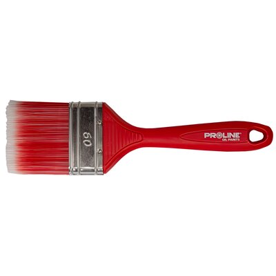 Pędzel płaski standard 50mm,rączka plastik,olej,proline