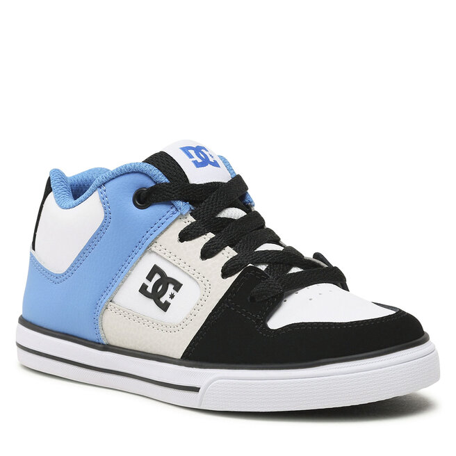 Sneakersy DC Pure Mid ADBS300377 Black/Blue/Grey XKBS