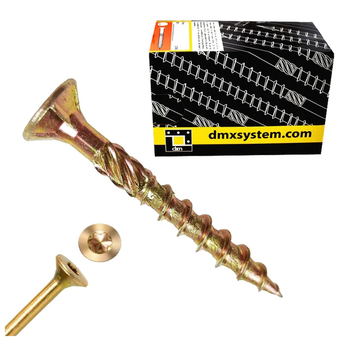 Wkręty Ciesielskie 4x35 Torx Łeb Stożkowy 200szt