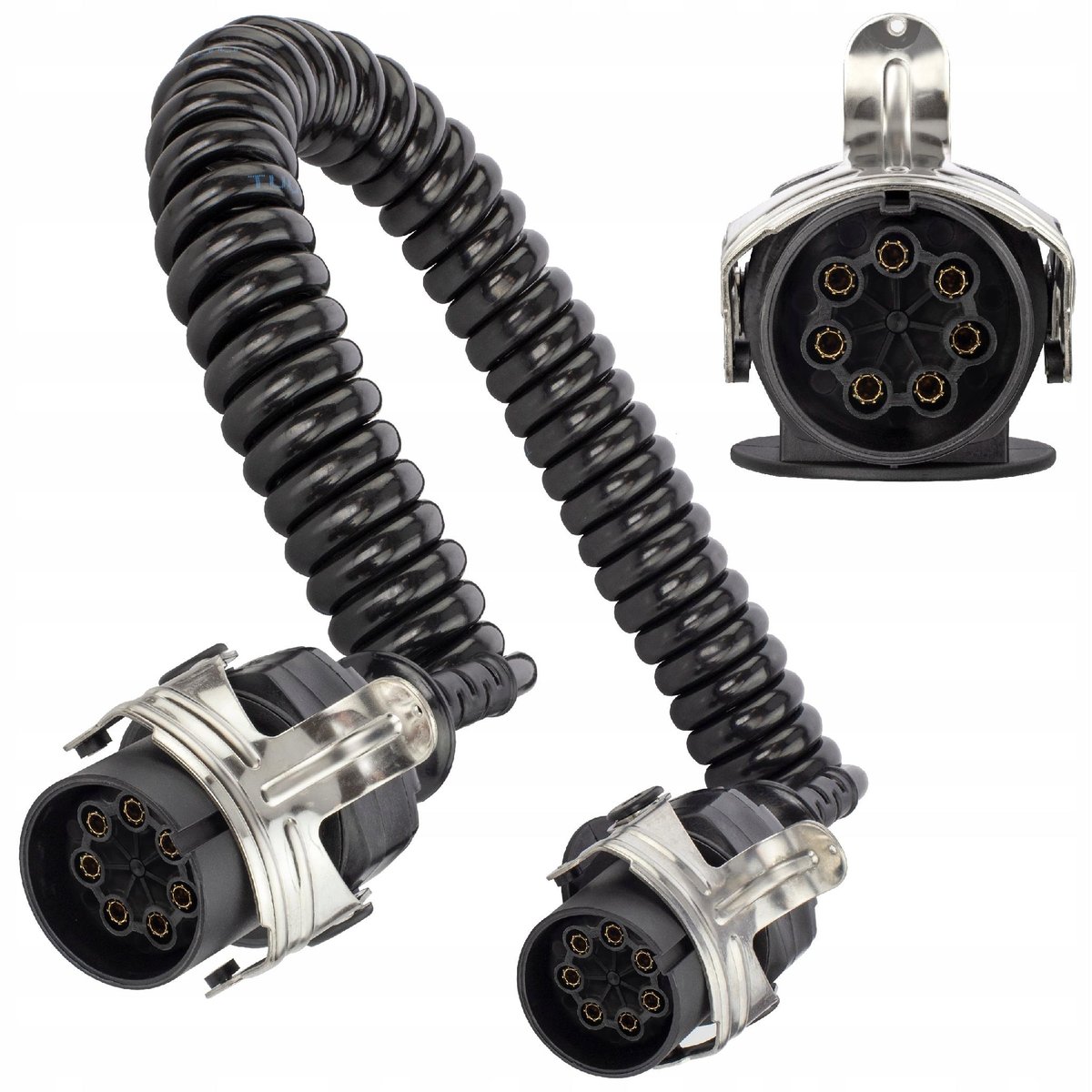 Przewód Spiralny Do Naczepy Ebs/Abs 7 Pin 24V 4,5M