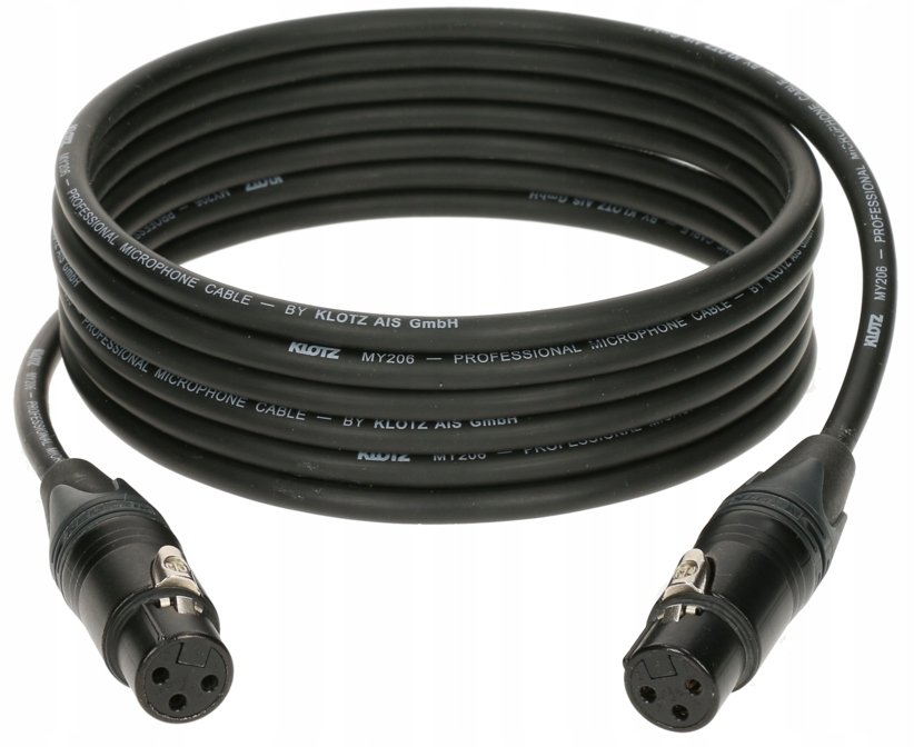 KLOTZ Kabel mikrofonowy adapter gniazdo XLR 2m