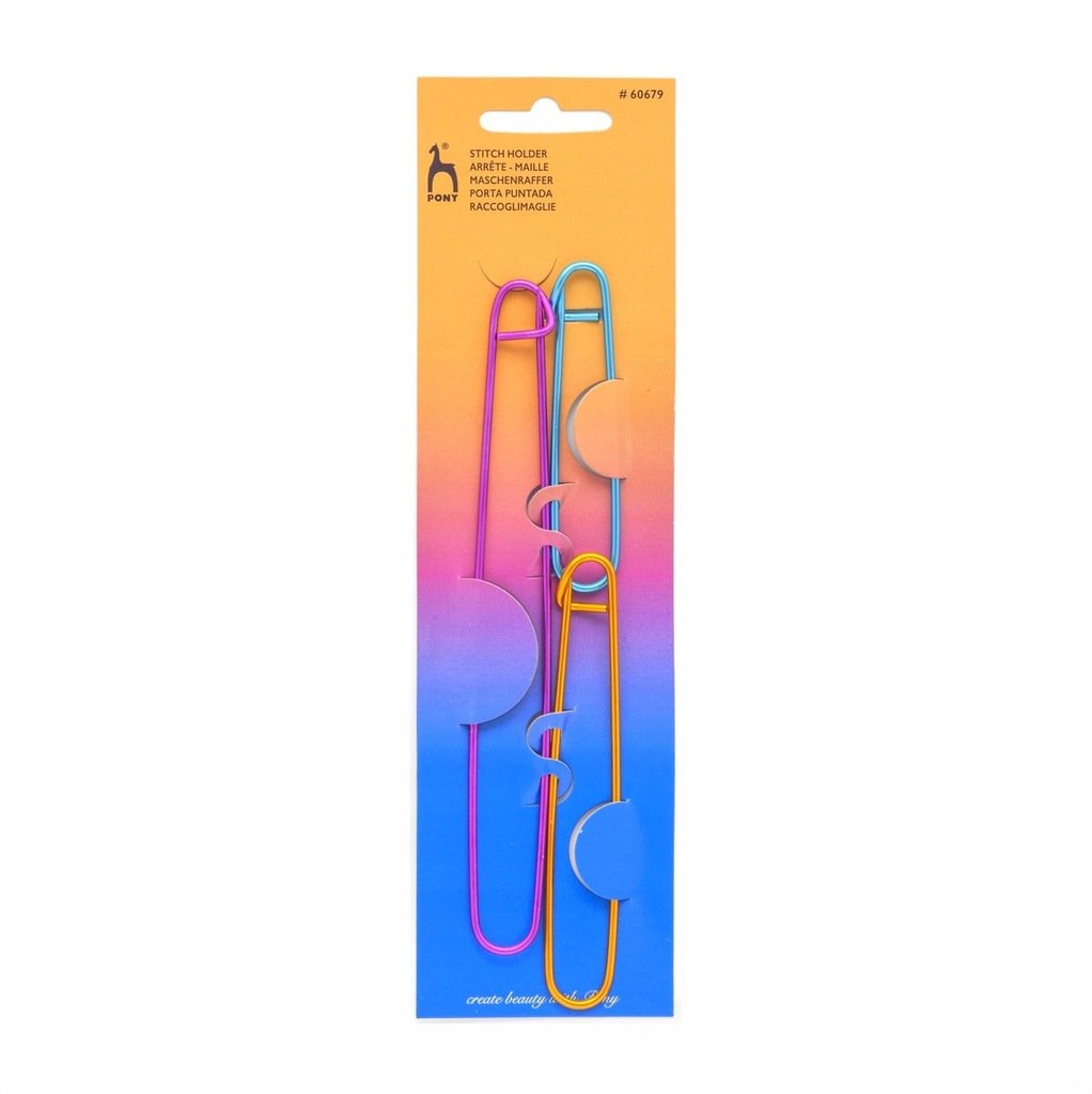Agrafki do nabierania oczek 17 11 8 cm PONY 60679