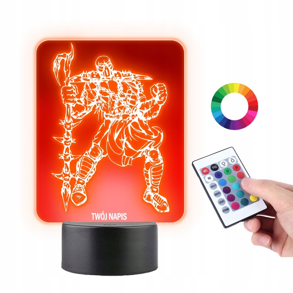 Lampka na Biurko Statuetka Led Gra Mortal Kombat