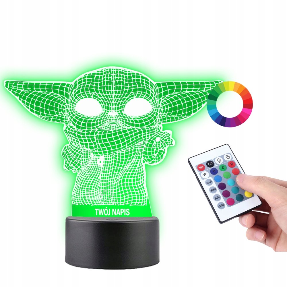 Lampka na Biurko Statuetka Led Star Wars Baby Yoda