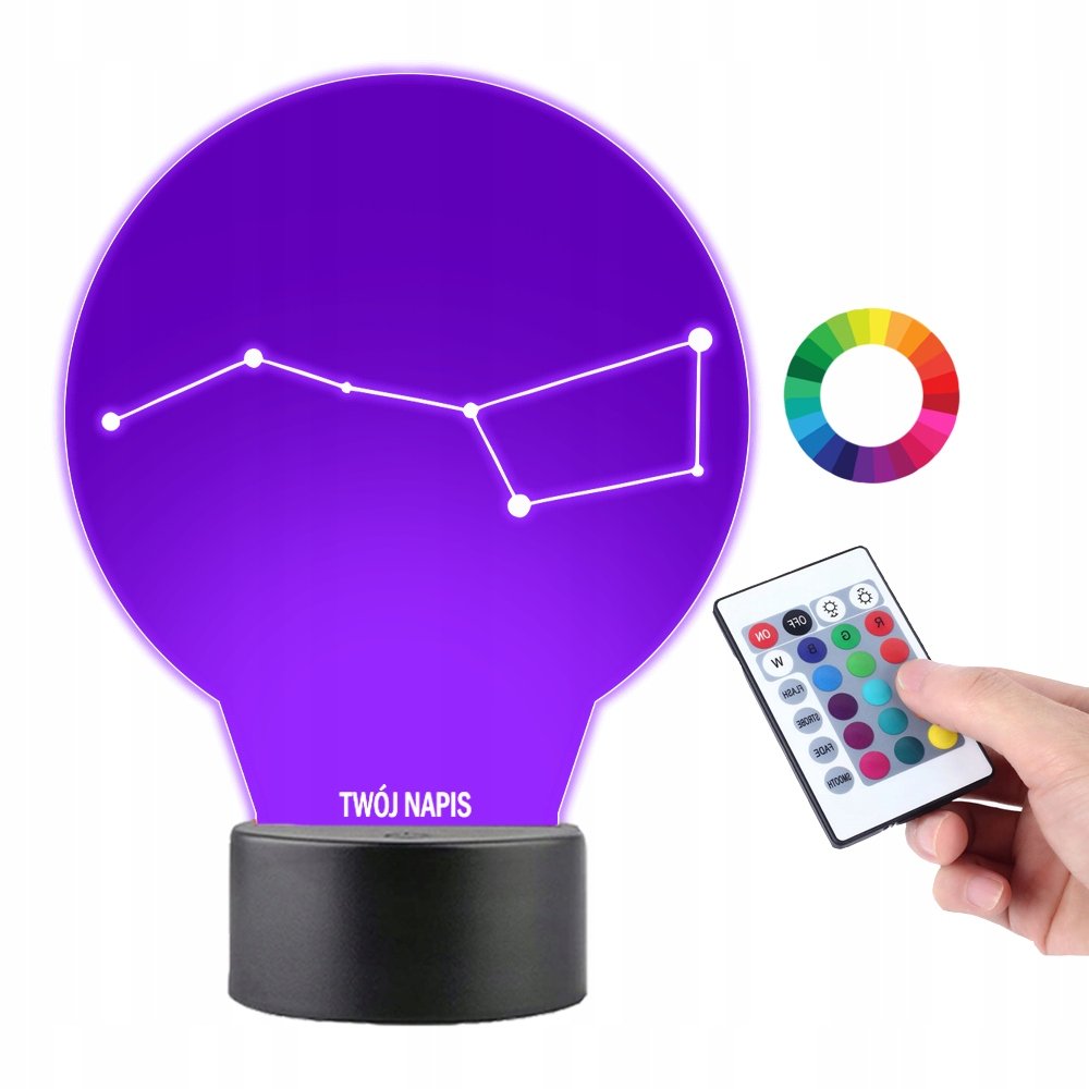 Lampka na Biurko Statuetka Led Gwiazdy Wielki Wóz