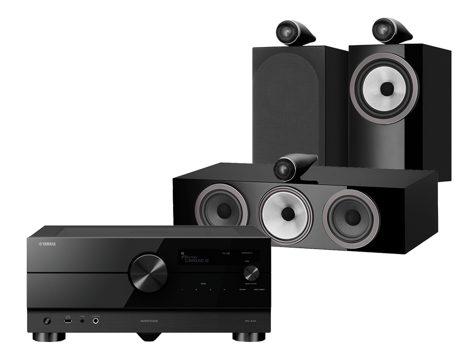 Yamaha RX-A4A (czarny) + 705 S3 + HTM71 S3 (czarny)