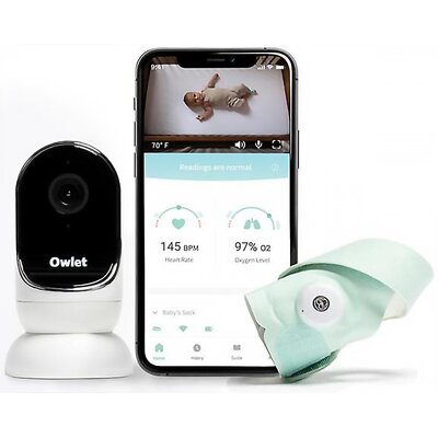 Niania elektroniczna OWLET Cam & Smart Sock 3 Miętowy | Bezpłatny transport | Raty