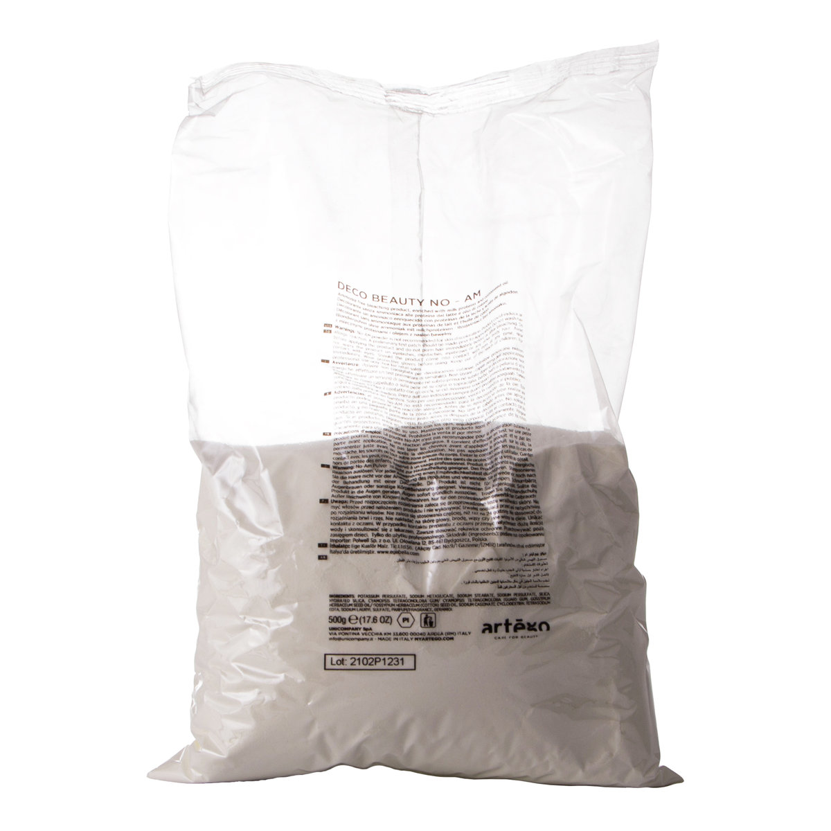 Artego mocny rozjaśniacz 7 tonów NO-AM 500g