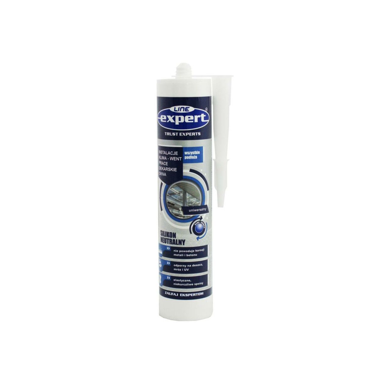 Silikon neutralny bezbarwny 280 ml Expert Line