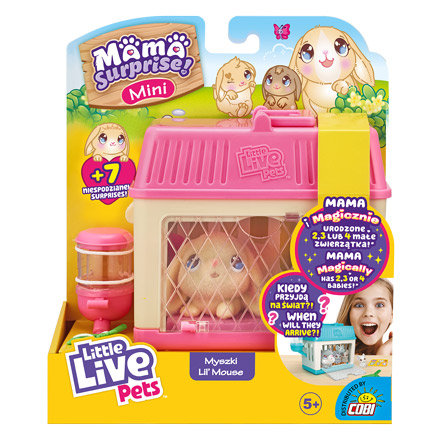 Cobi Little Live Pets, Mama suprise! Mini, Króliczek Mini 26511