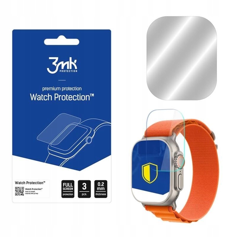3MK ARC Folia do Apple Watch Ultra A2684 49 mm