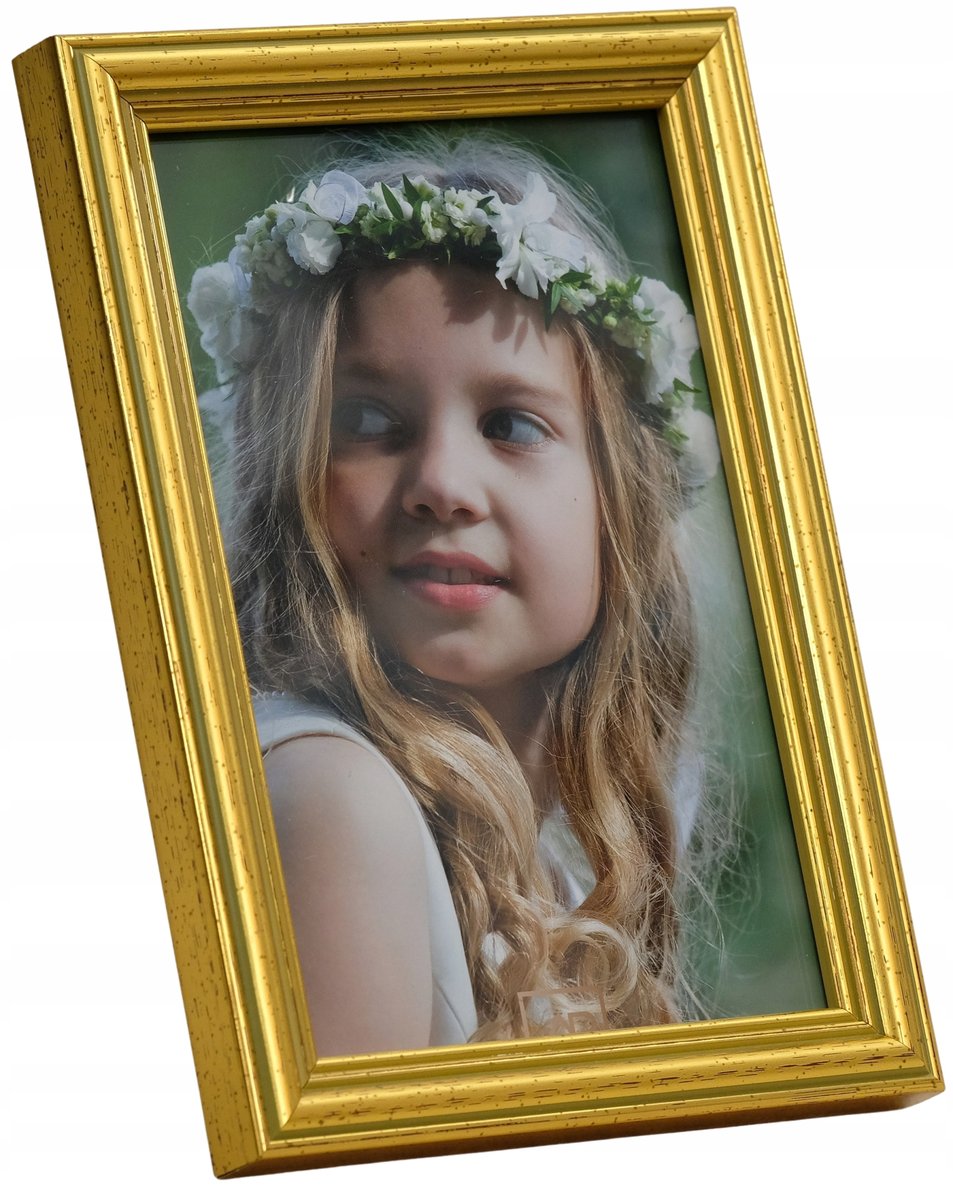 Ramka na zdjęcie 10x15 Duo złota Classic frezowana