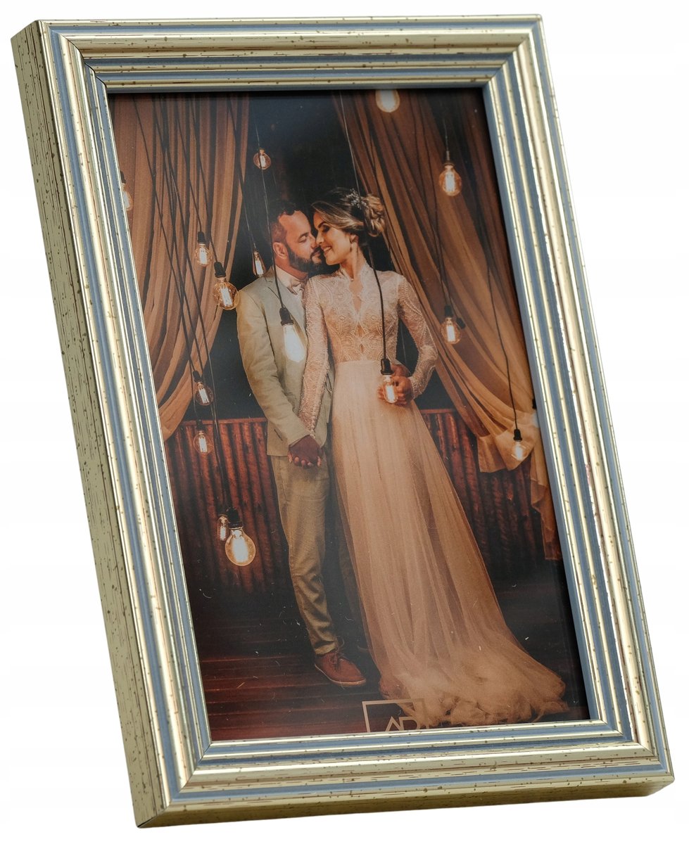 Ramka na zdjęcie 21x29,7 Duo Silver Classic frez