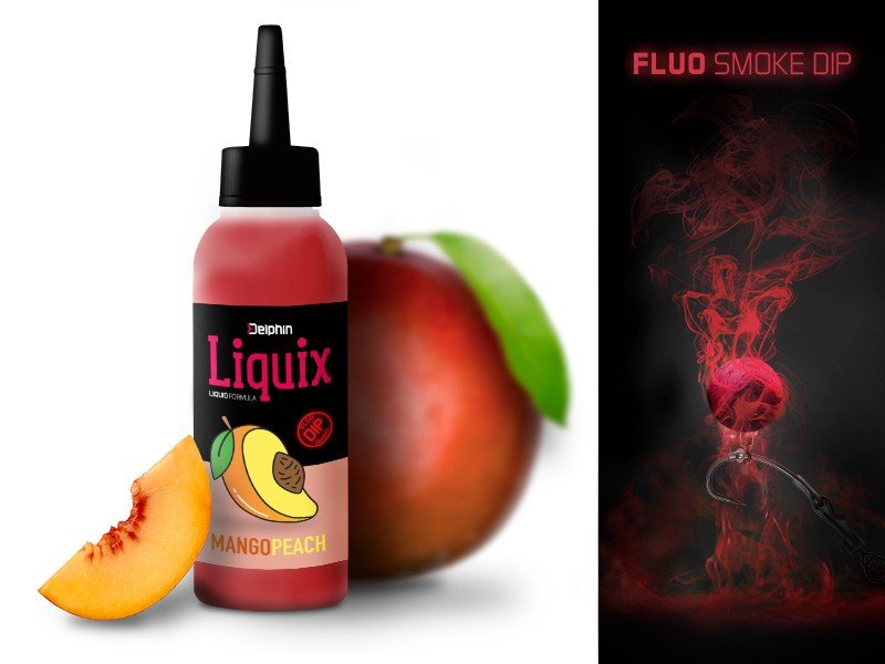 Dip Liquid Delphin D Snax Mango Brzoskwinia 100 ml