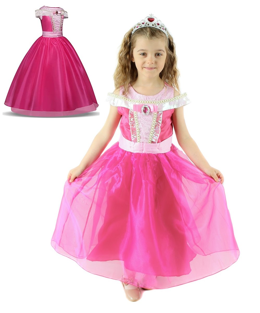 Sukienka Śpiąca Królewna Aurora Księżniczka 140