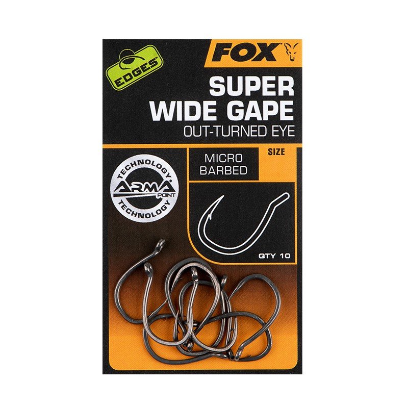 Haczyki Z Oczkiem Fox Edges Super Wide r. 5