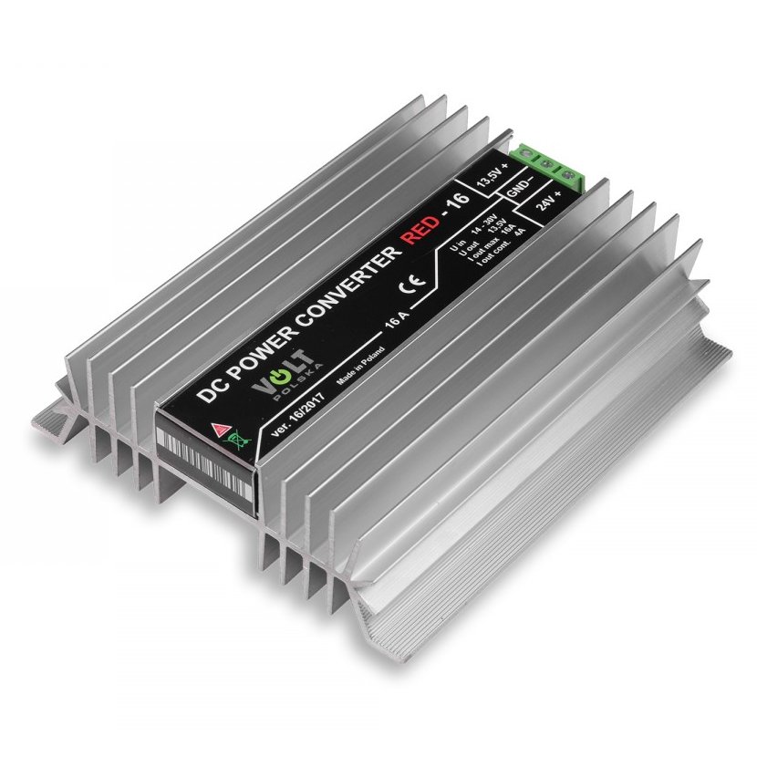 REDUKTOR NAPIĘCIA PRZETWORNICA DC/DC 24/12V 16A