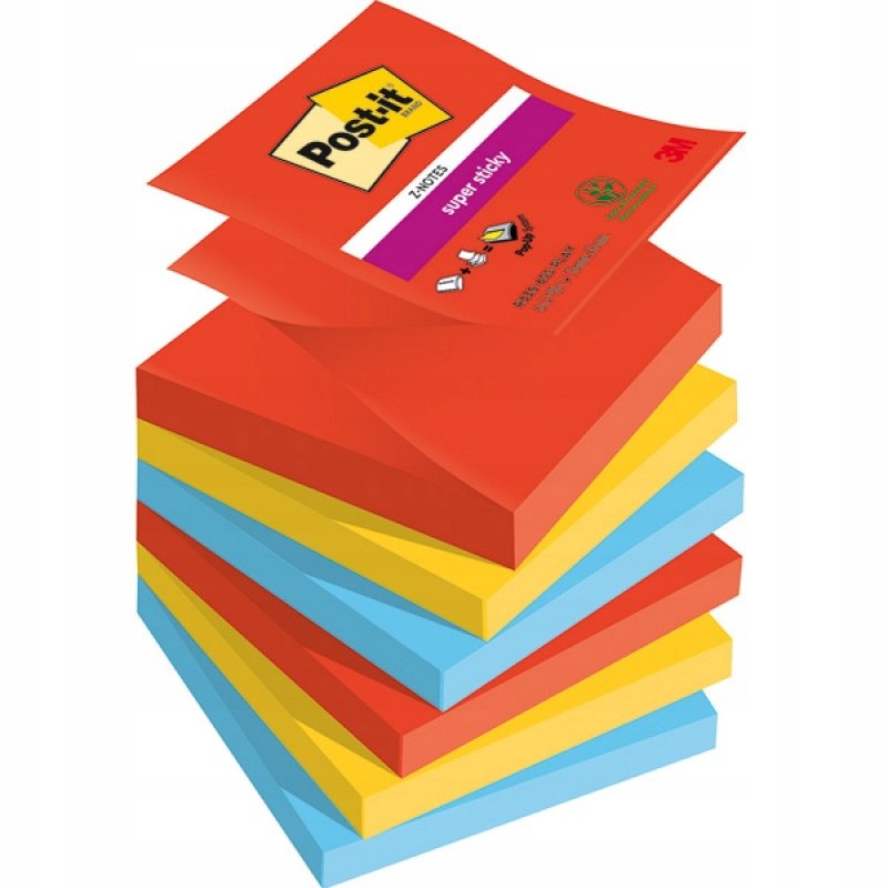 Karteczki samoprzylepne Super Sticky Z-Notes