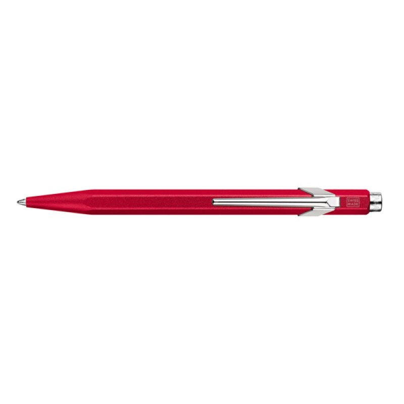 Długopis CARAN D'ACHE 849 Colormat-X M czerwony